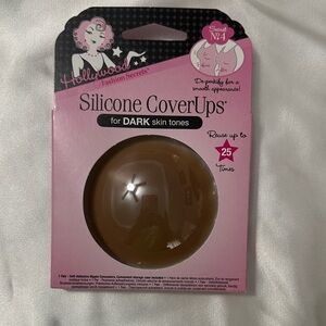 Hollywood Fashion Secrets Silicone CoverUps for Dark Skin Tones - Brown